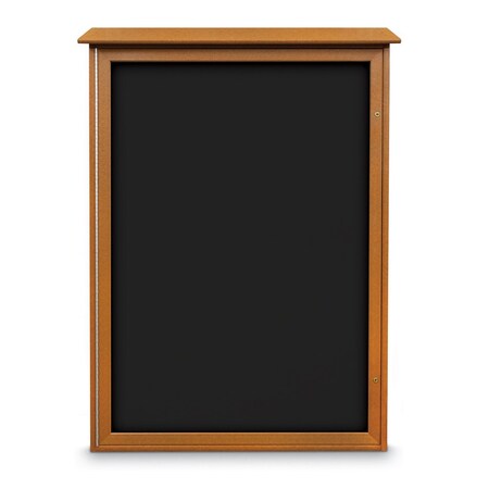 United Visual Products Indoor Enclosed Combo Board, 72"x36", White Frame/White Porc & Rubber UVCB7236W-WHTPORC-RUBBER